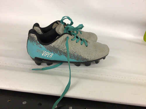 Vist Large View of Product Image Which is Used Adidas Soccer Cleats Navy Blue Youth 12.0