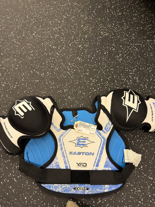 Vist Large View of Product Image Which is Used Easton SYNERGY EQ10 Youth Shoulder Pads LG