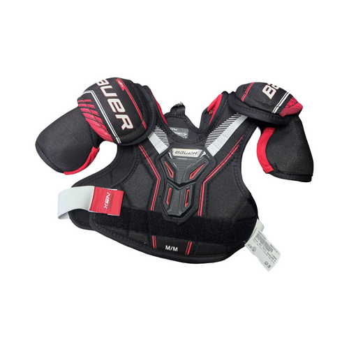 Vist Large View of Product Image Which is Used Bauer NSX YOUTH SHOULDER PADS SZ MED Youth Shoulder Pads MD
