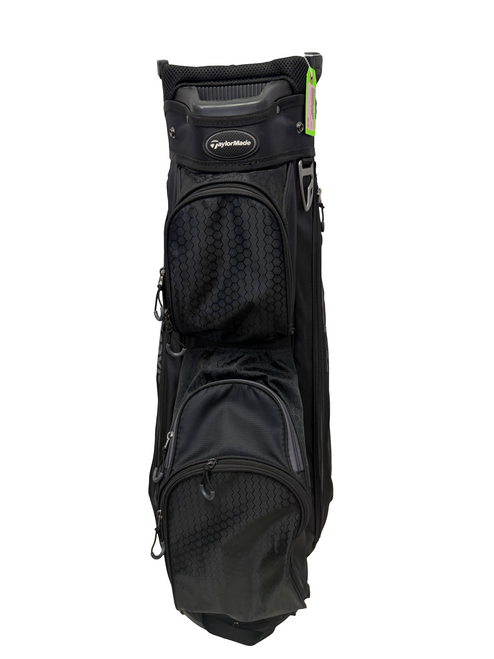 Vist Large View of Product Image Which is Used Taylormade SELECT 15-Way Golf Cart Bag Black w/ Rain Hood