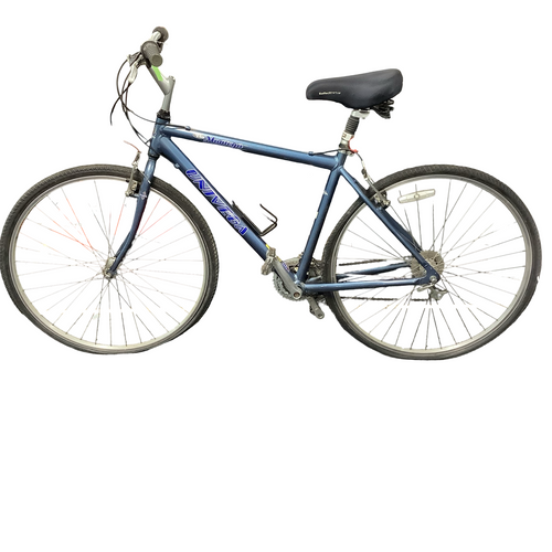 Vist Large View of Product Image Which is Used UNIVEGA MONTEGA Hybrid/City Bike Womens Royal Blue 56-57cm - LG Frame