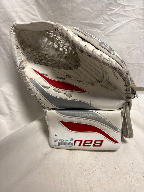 Vist Large View of Product Image Which is Used Bauer REACTOR 2000 Senior Goalie Catcher White