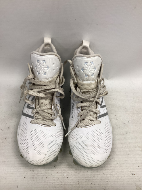 Vist Large View of Product Image Which is Used New Balance FREEZE WT4 LAX Cleats Mens White Senior 10