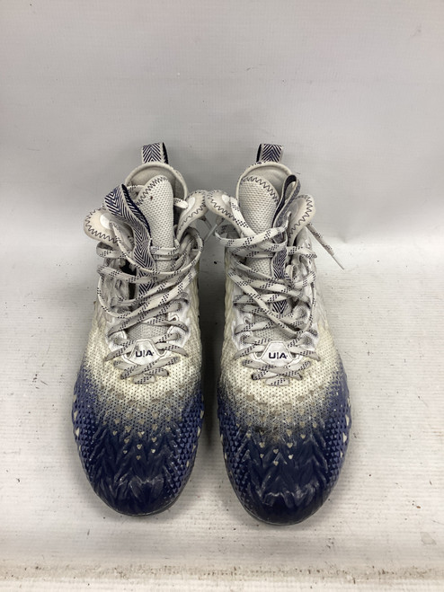Vist Large View of Product Image Which is Used Under Armour LAX Cleats Mens White Senior 11.5