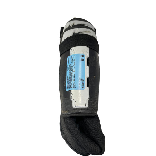 Vist Large View of Product Image Which is Used Nike Soccer Shin Guards Youth Black SM, front view