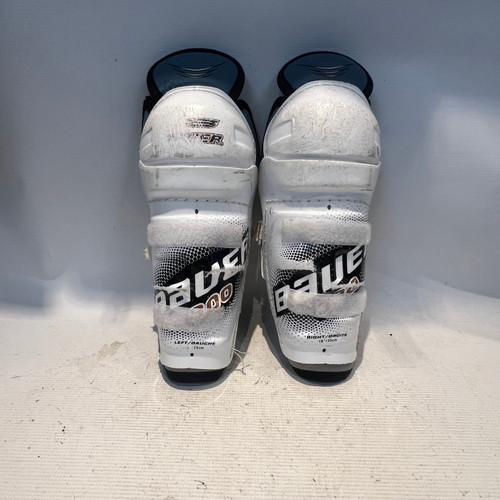 Vist Large View of Product Image Which is Used Bauer BAUER 300 Intermediate Shin Guards White 10"
