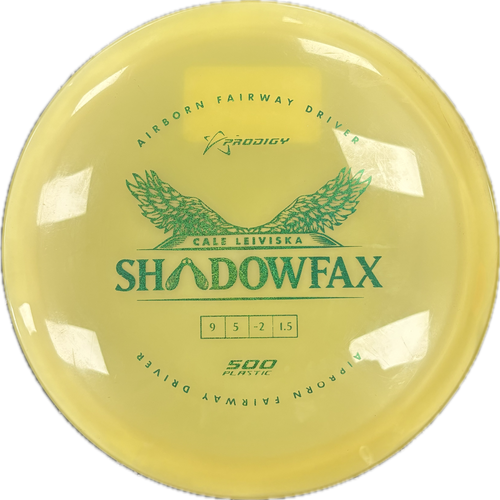 Vist Large View of Product Image Which is Used Prodigy SHAWDOWFAX Disc Golf Driver Yellow