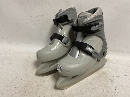 Vist Large View of Product Image Which is Used CCM TYKE 12-1 Boys Softboot Skate Grey Adjustable