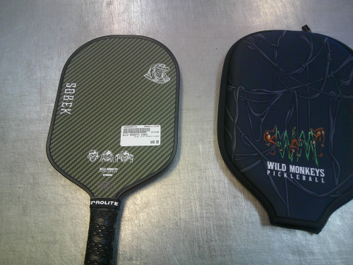 Vist Large View of Product Image Which is Used WILD MONKEYS SOBEK Pickleball Racquet None
