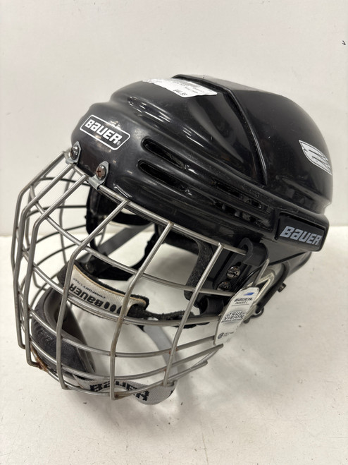 Vist Large View of Product Image Which is Used Bauer 5000 Helmet Cage Combo Black LG
