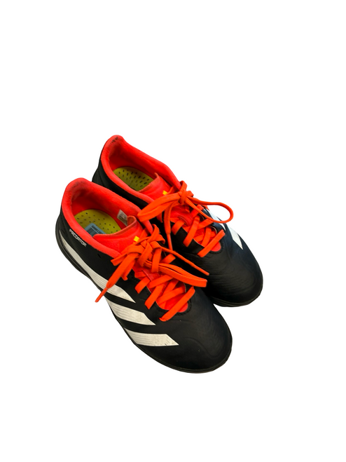 Vist Large View of Product Image Which is Used Adidas Soccer Turf Shoes Black Junior 02.5