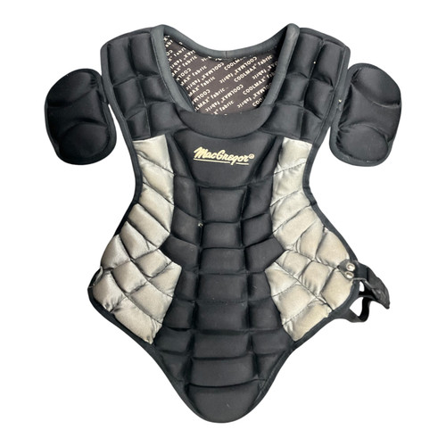 Vist Large View of Product Image Which is Used MacGregor BLACK CHEST Catchers Chest Protector Black Youth