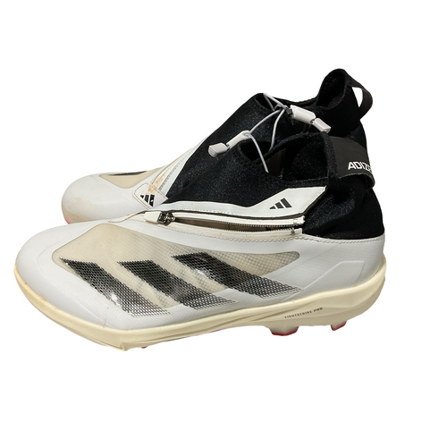 Vist Large View of Product Image Which is Used Adidas ADIZERO BB/SB Cleats Black Senior 9.5