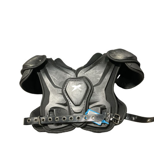 Vist Large View of Product Image Which is Used Xenith VELOCITY 2 SHOULDER PADS FB Shoulder Pads Black LG