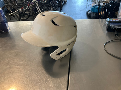 Vist Large View of Product Image Which is Used Easton BATTING HELMET Batting Helmet No Mask White MD