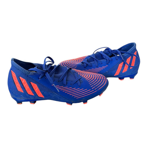 Vist Large View of Product Image Which is Used Adidas Soccer Cleats Royal Blue Junior 04
