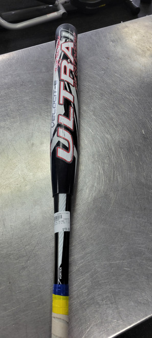 Vist Large View of Product Image Which is Used Miken VELOCIT-E ULTRA II SR BB/SB Slowpitch Bat 34"