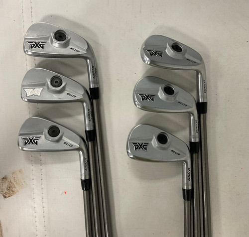 Vist Large View of Product Image Which is Used PXG 0317 T W/ STEELFIBER I95R Mens Iron Set RH 5I-PW