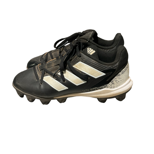 Vist Large View of Product Image Which is Used Adidas ADIZERO BB/SB Cleats Black Junior 03