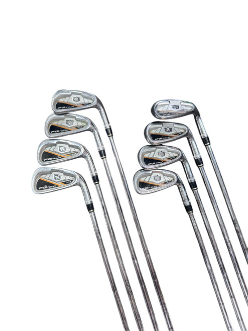 Vist Large View of Product Image Which is Used Wilson FG TOUR V4 Mens Iron Set RH 4I-GW/AW
