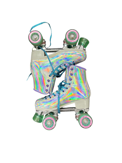 Vist Large View of Product Image Which is Used IMPALA QUAD SKATES Senior Roller Quad Skates Grey Senior 7