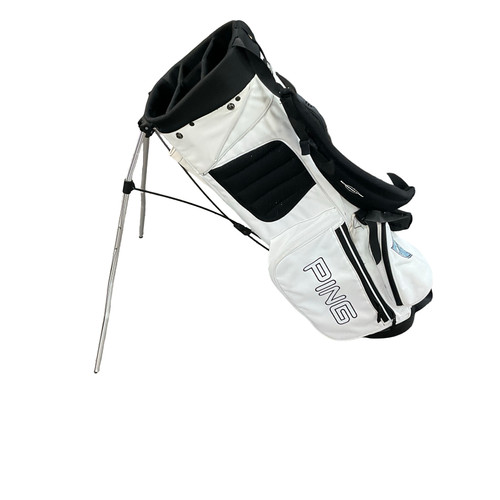 Vist Large View of Product Image Which is Used Ping VOYAGE Mens Stand Bag White