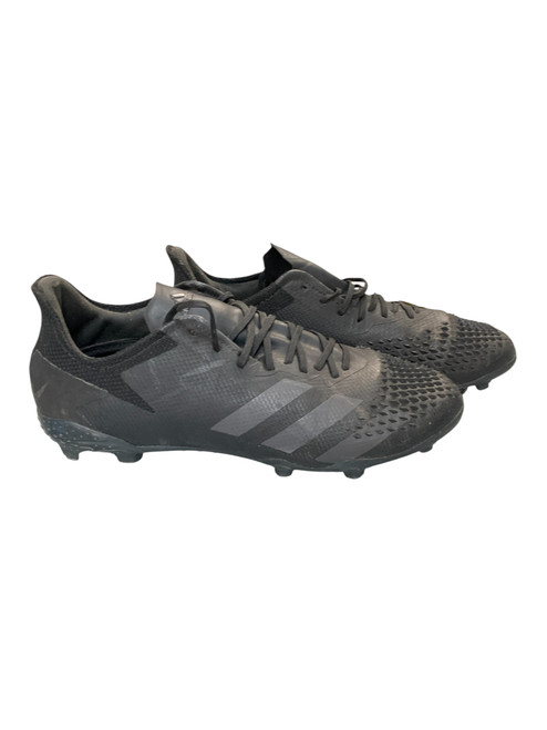Vist Large View of Product Image Which is Used Adidas Soccer Cleats Black Senior 5.5