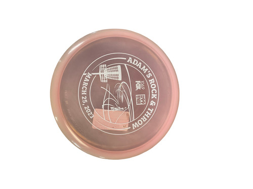 Vist Large View of Product Image Which is Used Innova CHAMP ROC3 FM99 Disc Golf Mid Range Pink 175g