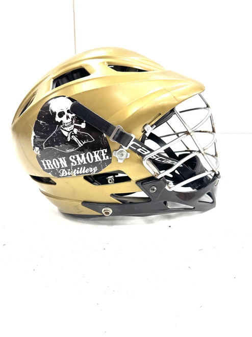 Vist Large View of Product Image Which is Used Cascade PRO 7 Lacrosse Helmet Gold One Size