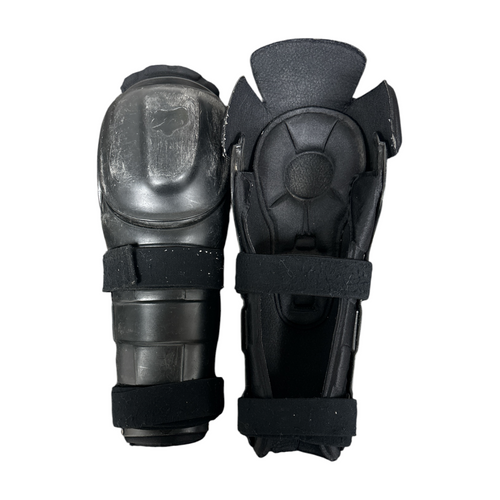 Vist Large View of Product Image Which is Used Fox STANDARD Junior Motocross Knee Guard Black Medium