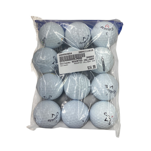 Vist Large View of Product Image Which is Used Callaway ASSORTED CALLAWAY DZN 12 Pack - Golf Balls