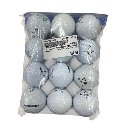 Vist Large View of Product Image Which is Used Callaway ASSORTED CALLAWAY DZN 12 Pack - Golf Balls