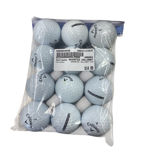 Vist Large View of Product Image Which is Used Callaway ASSORTED CALLAWAY DZN 12 Pack - Golf Balls