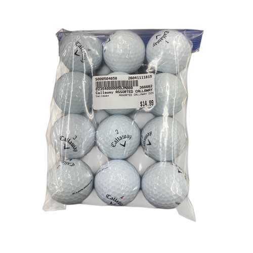 Vist Large View of Product Image Which is Used Callaway ASSORTED CALLAWAY DZN 12 Pack - Golf Balls