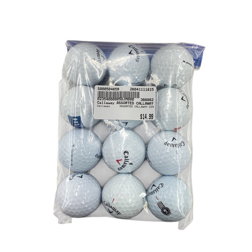 Vist Large View of Product Image Which is Used Callaway ASSORTED CALLAWAY DZN 12 Pack - Golf Balls