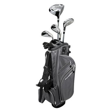 Vist Large View of Product Image Which is New Powerbilt Silver Golf Set (9-12yr) RH