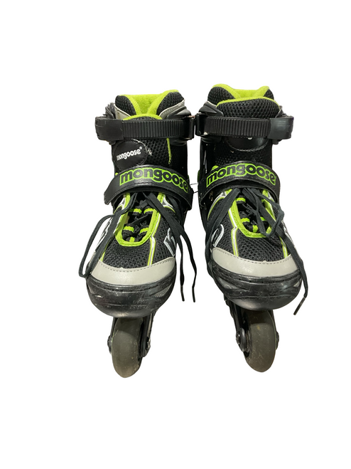 Vist Large View of Product Image Which is Used Mongoose BLACK SKATES Racing Inline Skates Black Junior 04