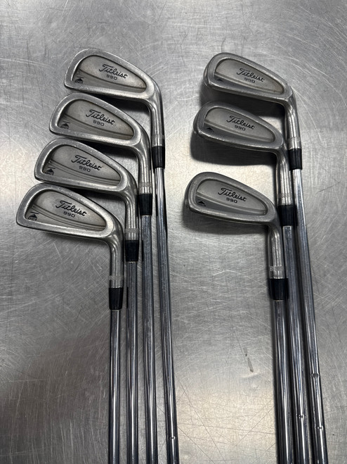 Vist Large View of Product Image Which is Used Titleist 990 DCI Mens Iron Set RH 3I-9I