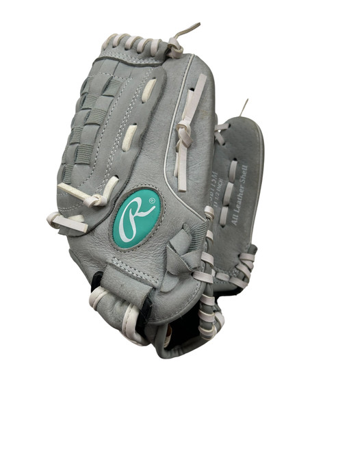 Vist Large View of Product Image Which is Used Rawlings SCSB115M RHT GLOVE BB/SB Glove RH Throw Grey 11 1/2"