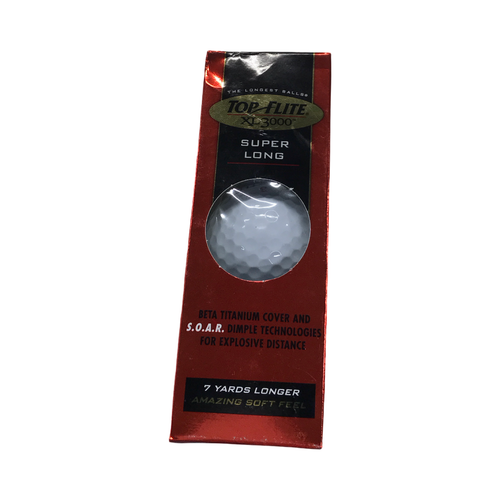 Vist Large View of Product Image Which is Used Top Flite SUPER LONG 3 Ball - Golf Ball Sleeve