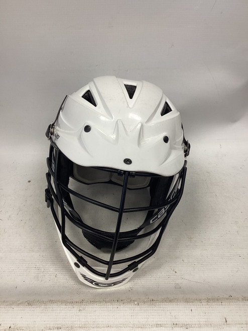 Vist Large View of Product Image Which is Used Cascade CPV-R Lacrosse Helmet White One Size