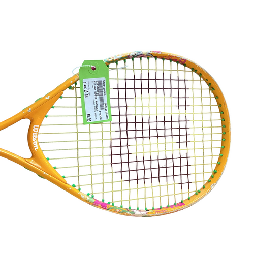 Vist Large View of Product Image Which is Used Wilson BOOTS RACQUET Junior Tennis Racquet Orange 19"