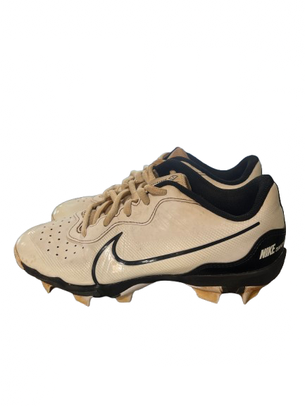Vist Large View of Product Image Which is Used Nike NIKE DIAMOND 4.5 CLEATS BB/SB Cleats White Junior 04.5