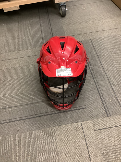 Vist Large View of Product Image Which is Used Cascade CPV-R Lacrosse Helmet Red XS