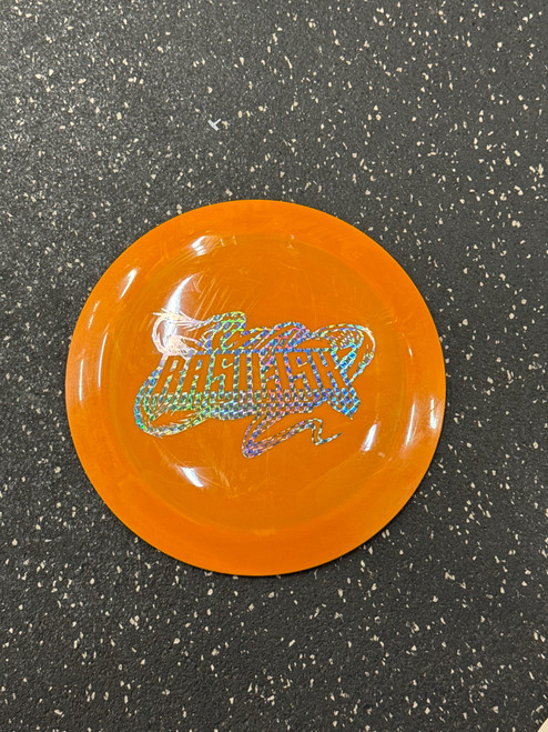 Vist Large View of Product Image Which is Used DIVERGENT BASILISK Disc Golf Driver Orange