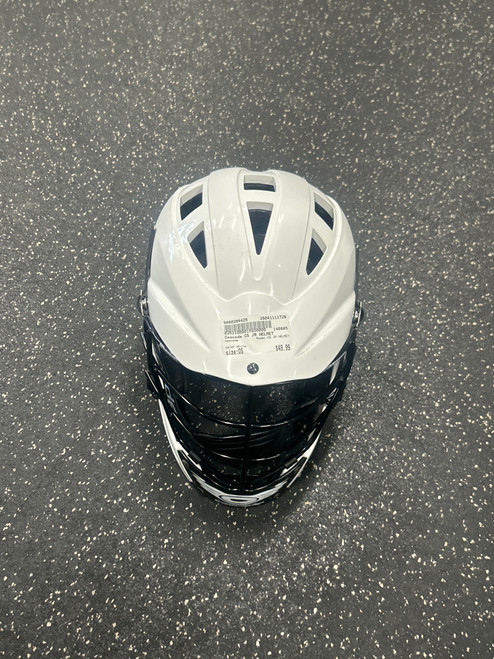 Vist Large View of Product Image Which is Used Cascade CS JR HELMET Lacrosse Helmet White One Size