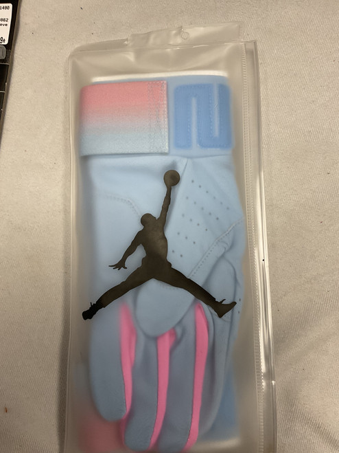 Vist Large View of Product Image Which is Used Jordan BB/SB Batting Gloves Turquoise And Purple XL