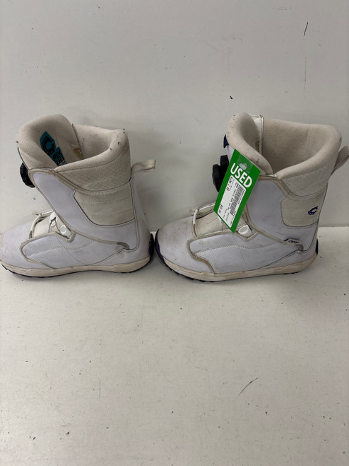 Vist Large View of Product Image Which is Used Capix BOA Girls Snowboard Boots White Junior 05