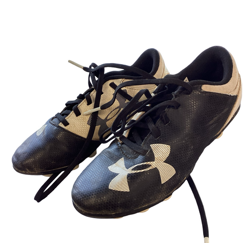 Vist Large View of Product Image Which is Used Under Armour Soccer Cleats Black Youth 13.0