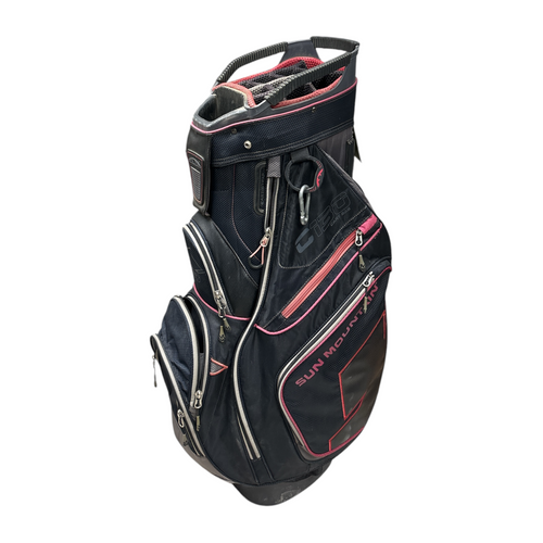 Vist Large View of Product Image Which is Used Sun Mountain 14 Way Mens Cart Bag Navy Blue